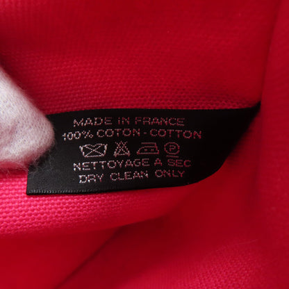 HERMES logo Accessory pouch Canvas Ladies [Used]