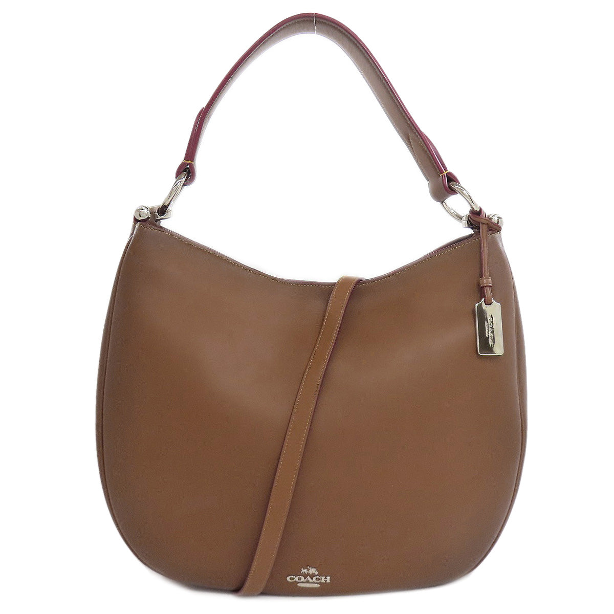 COACH 37905 one belt 2WAY Shoulder Bag Leather Ladies [Used]