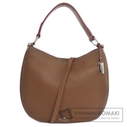 COACH 37905 one belt 2WAY Shoulder Bag Leather Ladies [Used]