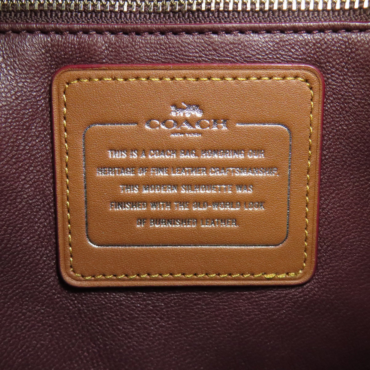 COACH 37905 one belt 2WAY Shoulder Bag Leather Ladies [Used]