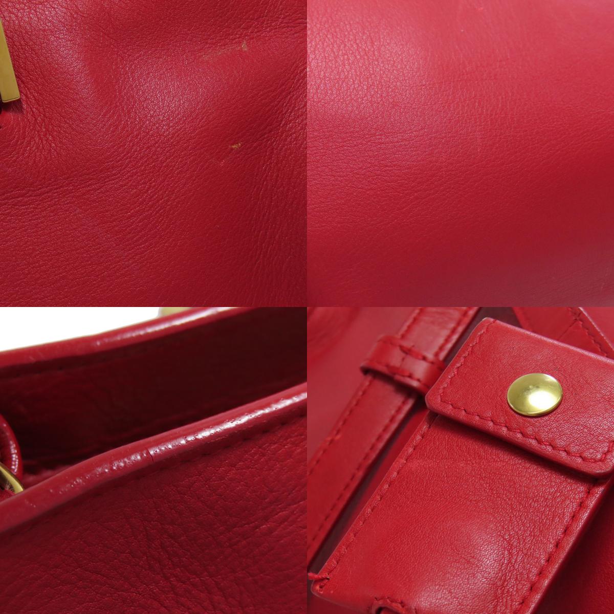 SAINT LAURENT Petit Cabas 2WAY Handbag Leather Ladies [Used]