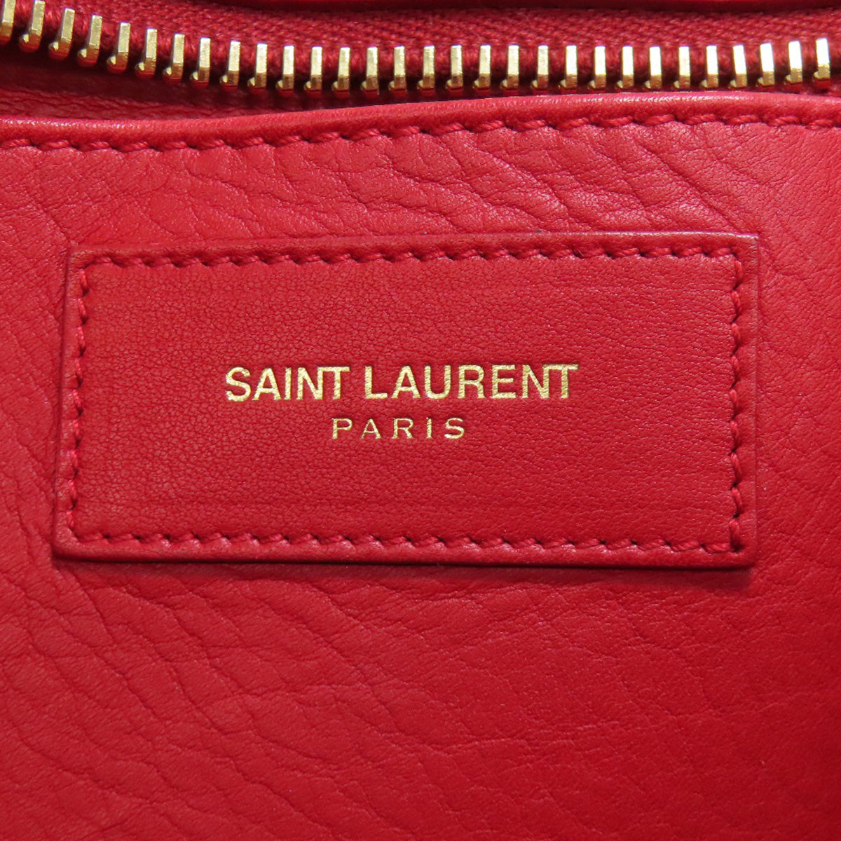 SAINT LAURENT Petit Cabas 2WAY Handbag Leather Ladies [Used]