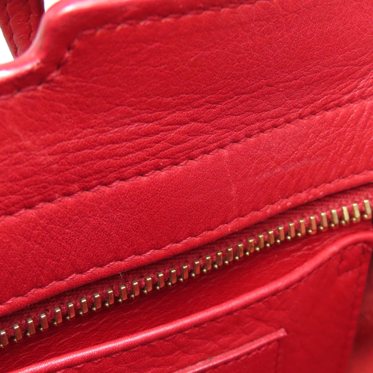 SAINT LAURENT Petit Cabas 2WAY Handbag Leather Ladies [Used]