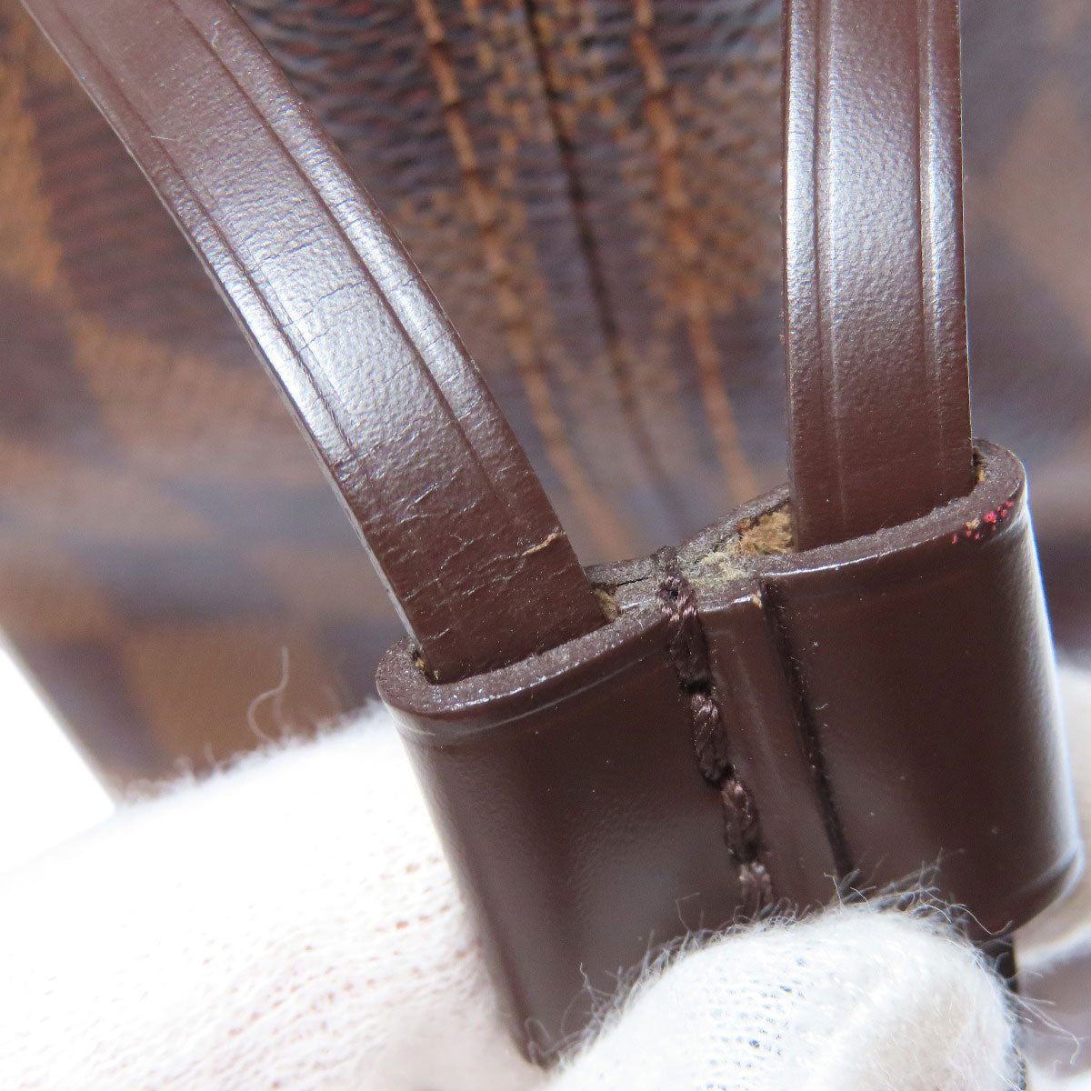 LOUIS VUITTON N51109 Never full PM Tote Bag Damier canvas Ladies [Used]