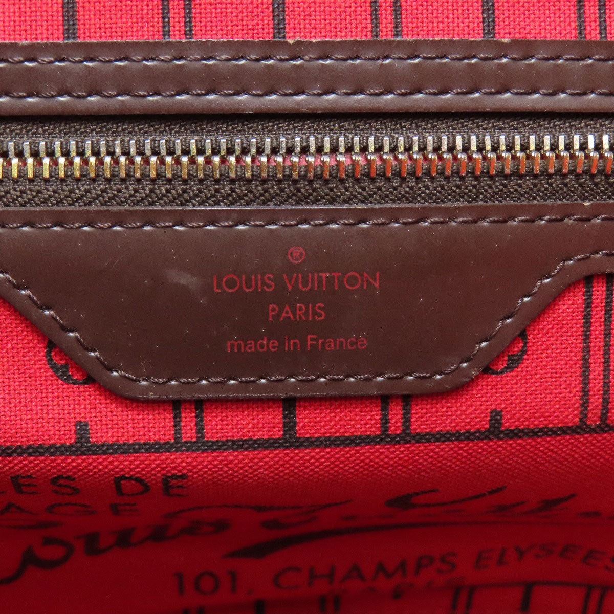 LOUIS VUITTON N51109 Never full PM Tote Bag Damier canvas Ladies [Used]