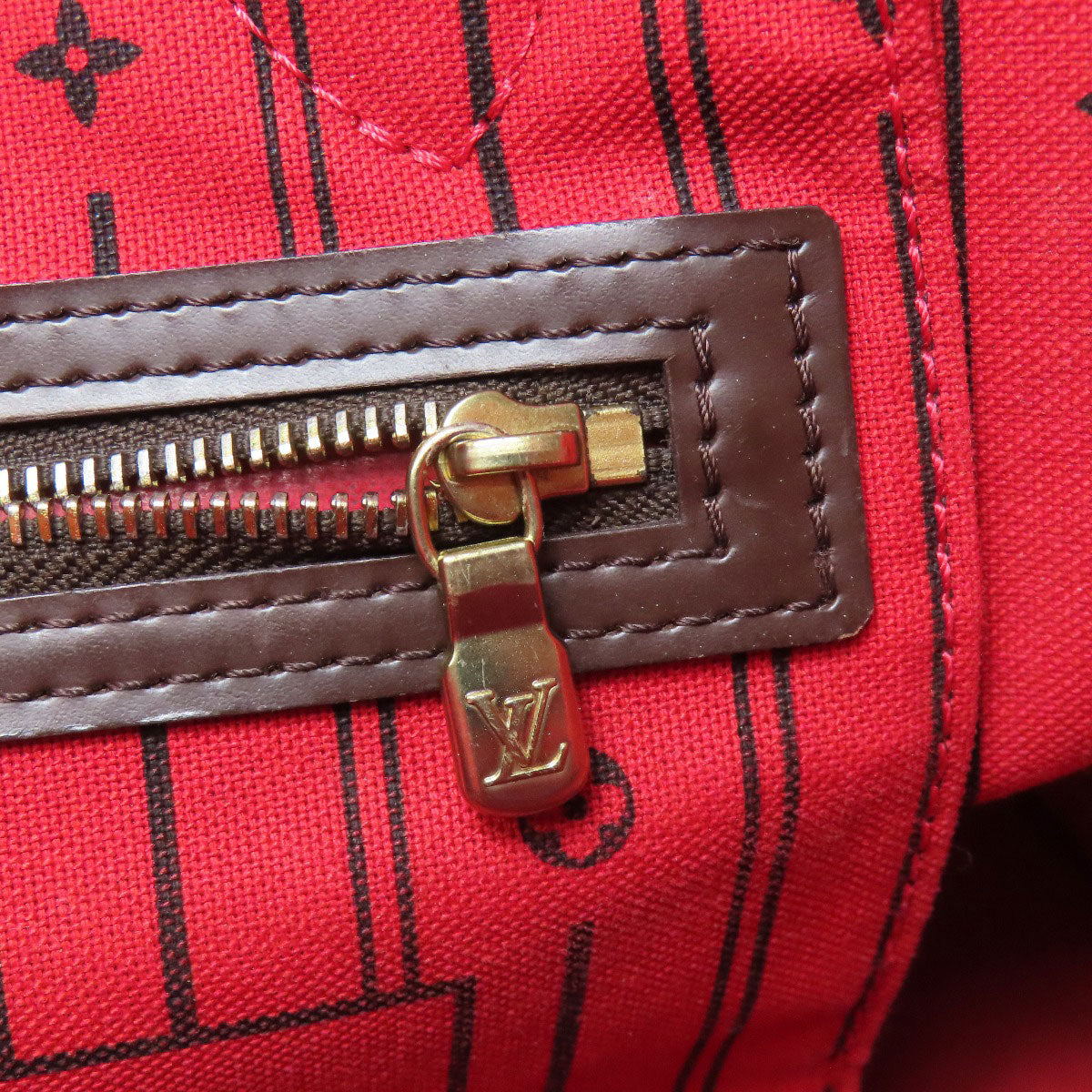 LOUIS VUITTON N51109 Never full PM Tote Bag Damier canvas Ladies [Used]