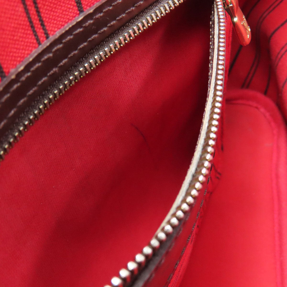 LOUIS VUITTON N51109 Never full PM Tote Bag Damier canvas Ladies [Used]