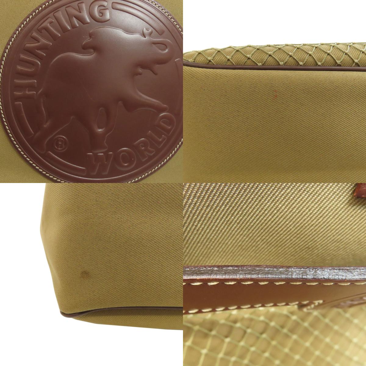 HUNTING WORLD logo Tote Bag Canvas Ladies [Used]