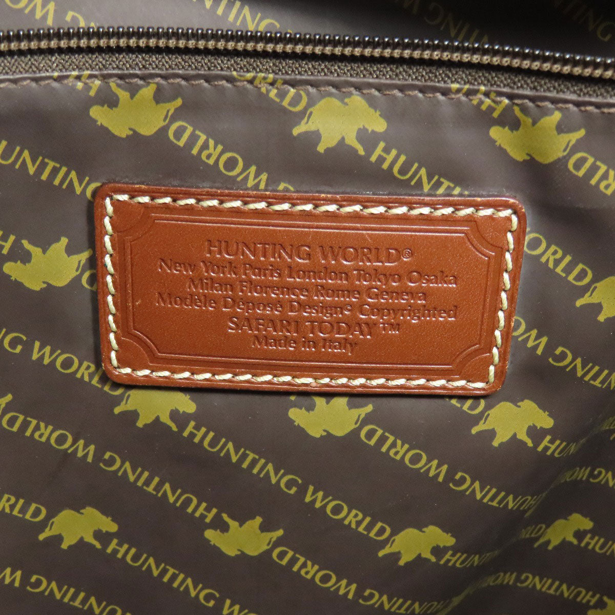 HUNTING WORLD logo Tote Bag Canvas Ladies [Used]