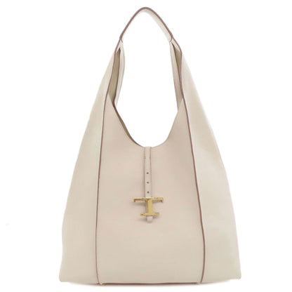 TODS one belt T timeless Shoulder Bag Leather Ladies [Used]