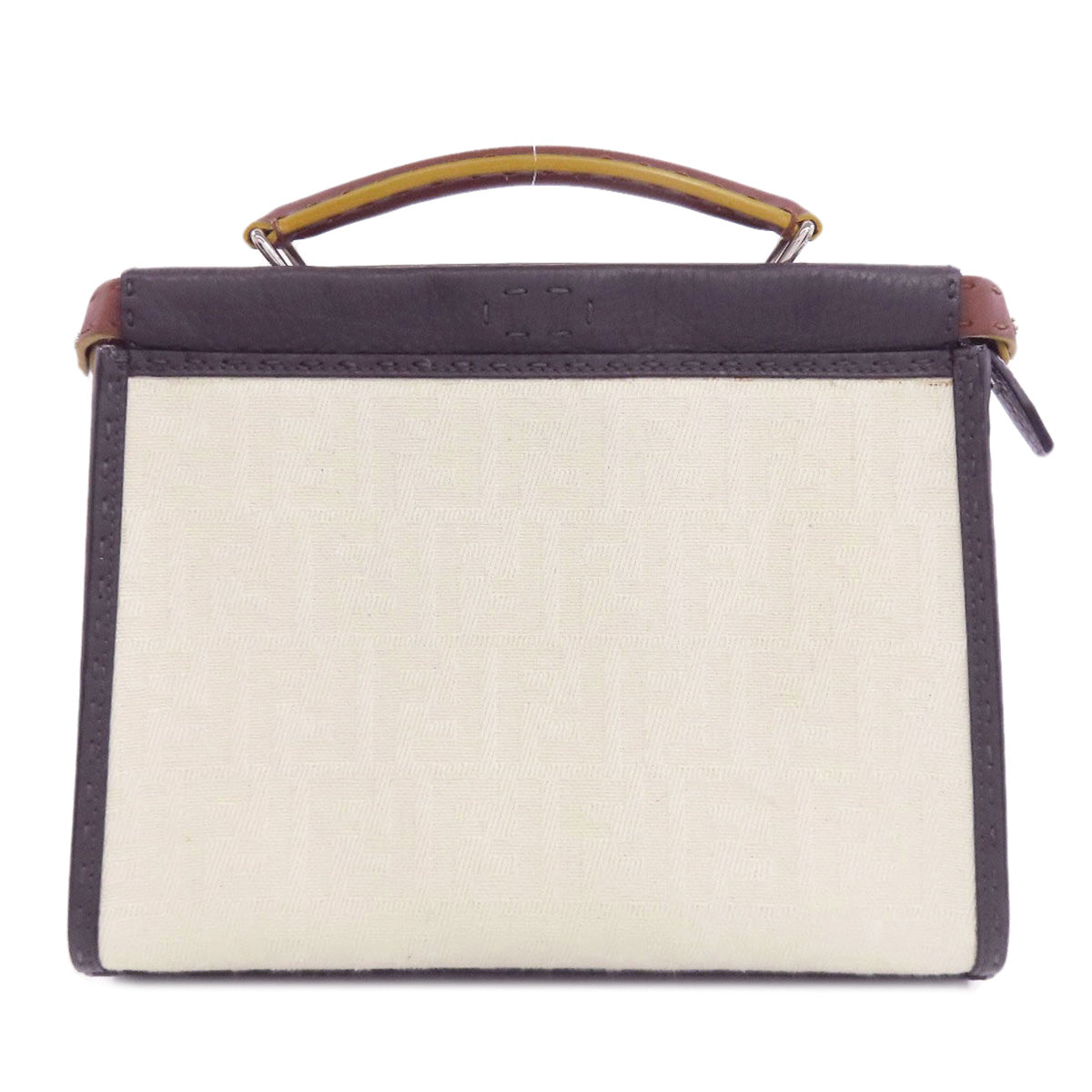 フェンディ ピーカブー フィット セレリア 2WAY ハンドバッグ キャンバス/レザー レディース 【中古】【FENDI】