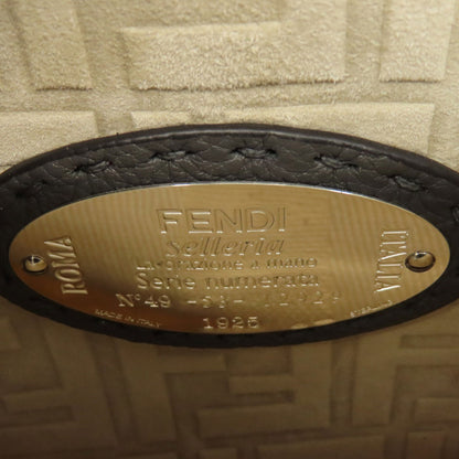 フェンディ ピーカブー フィット セレリア 2WAY ハンドバッグ キャンバス/レザー レディース 【中古】【FENDI】