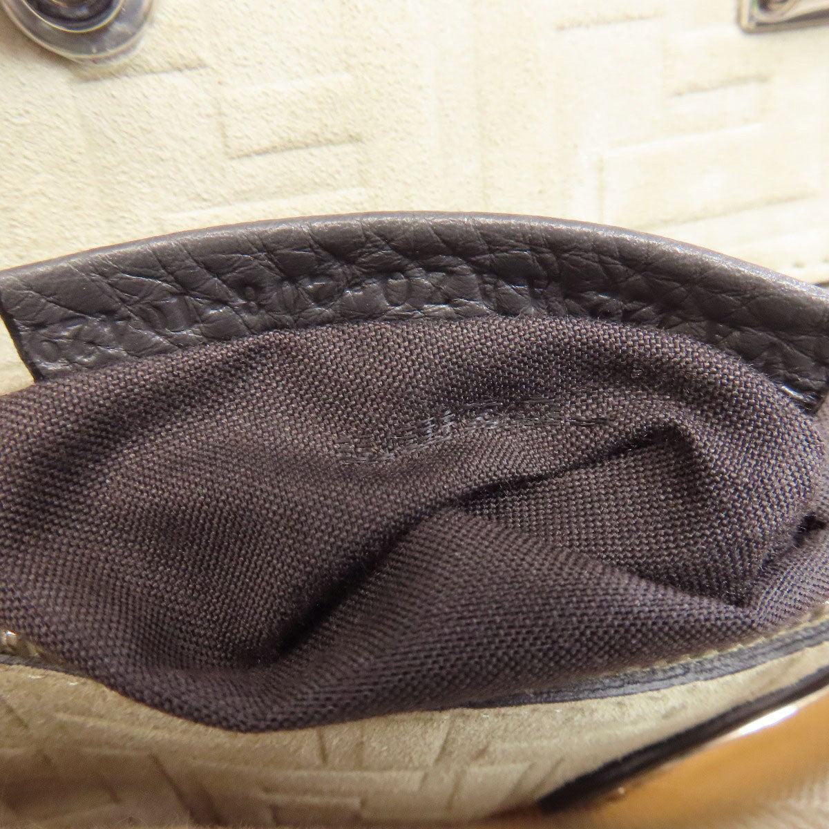 フェンディ ピーカブー フィット セレリア 2WAY ハンドバッグ キャンバス/レザー レディース 【中古】【FENDI】
