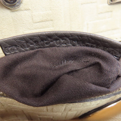 フェンディ ピーカブー フィット セレリア 2WAY ハンドバッグ キャンバス/レザー レディース 【中古】【FENDI】