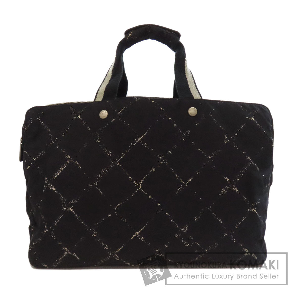 CHANEL Travel line Boston bag Nylon Ladies [Used]