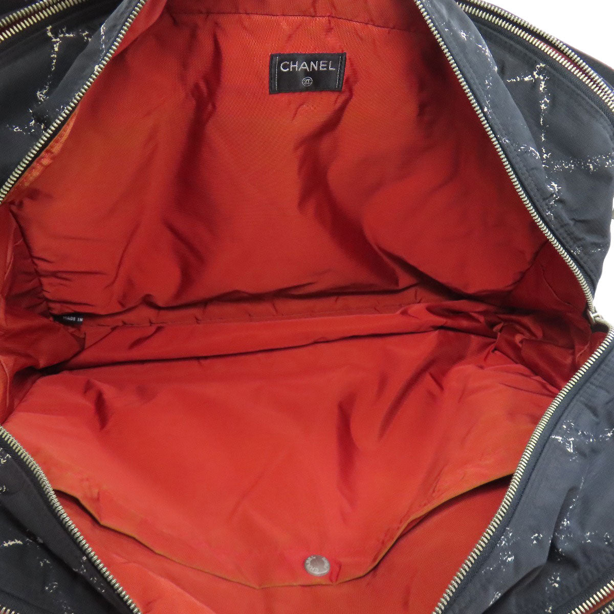 CHANEL Travel line Boston bag Nylon Ladies [Used]