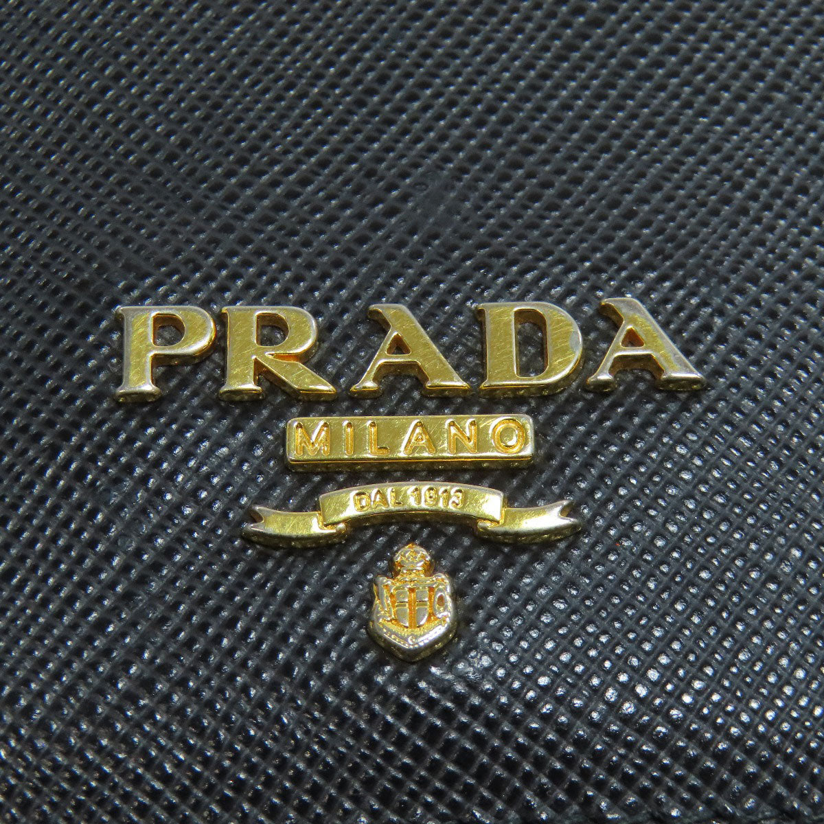 PRADA logo Card Case Safiano Ladies [Used]