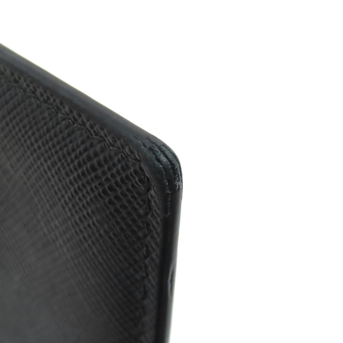 PRADA logo Card Case Safiano Ladies [Used]