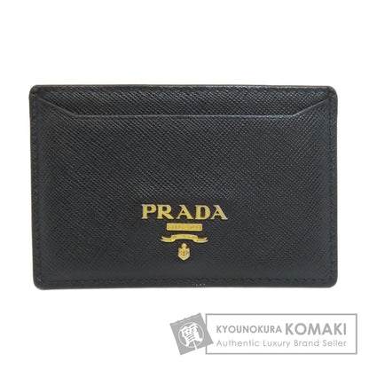 PRADA logo Card Case Safiano Ladies [Used]