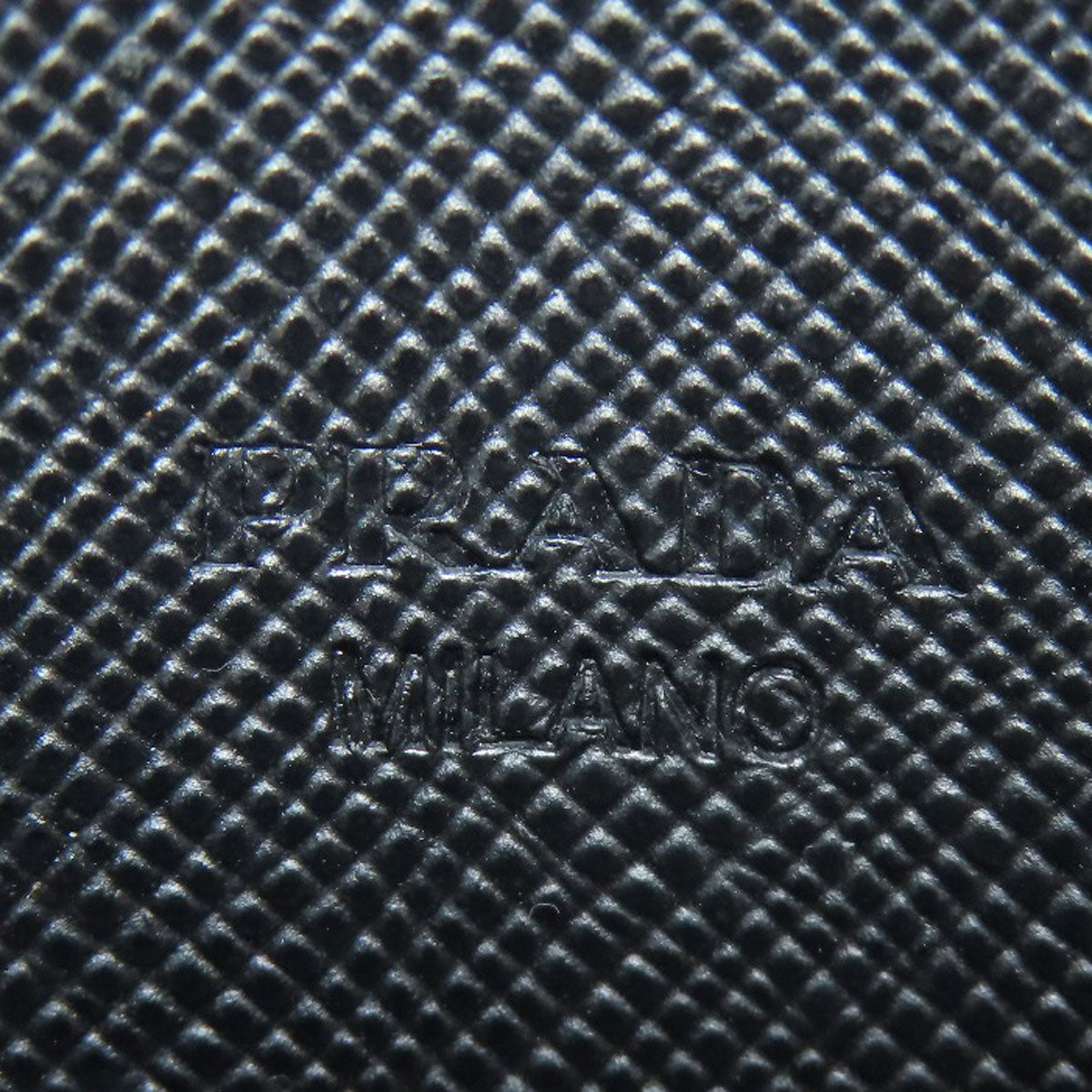 PRADA logo Card Case Safiano Ladies [Used]