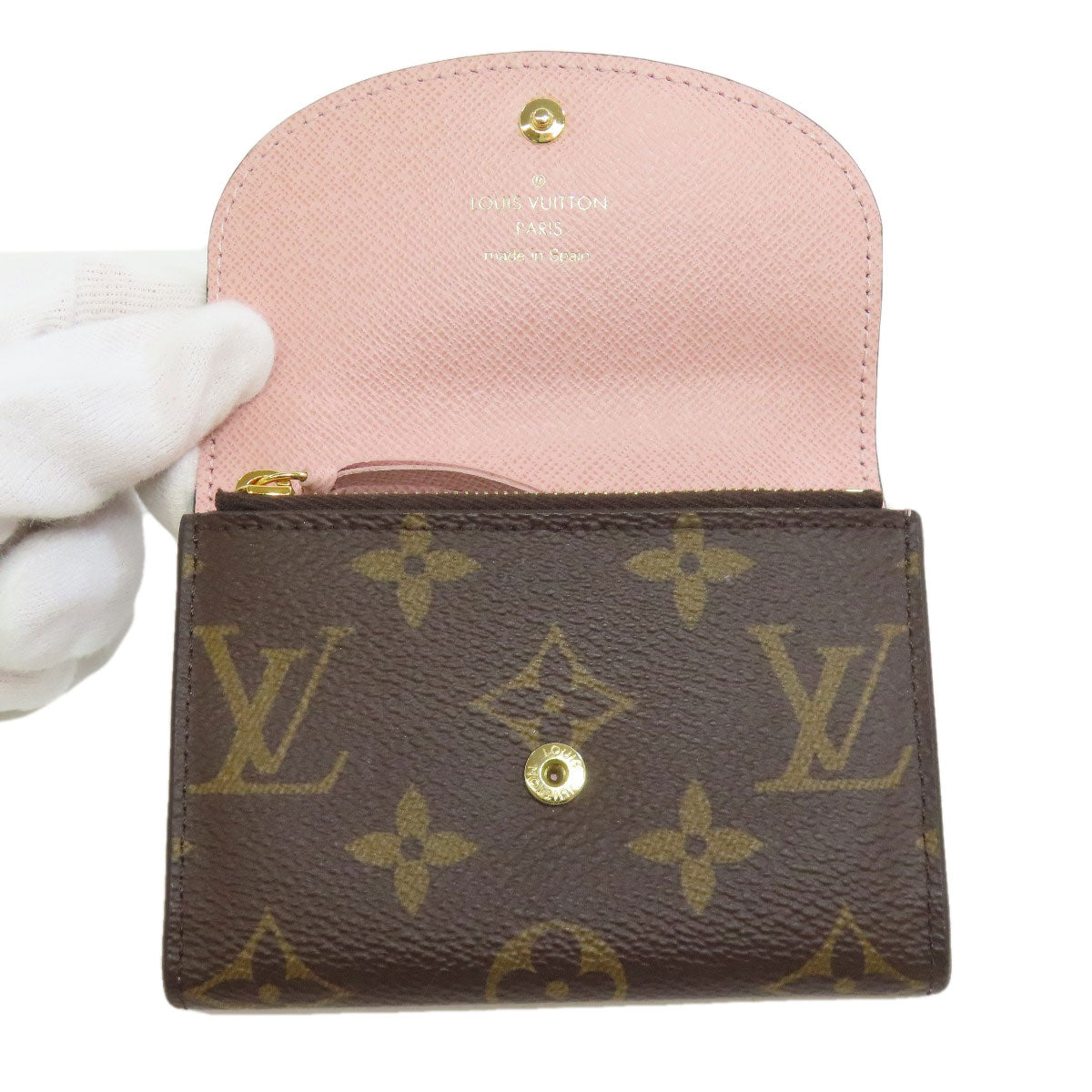 LOUIS VUITTON M62361 Portomonet Rosali coin purse Monogram canvas Ladies [Used]