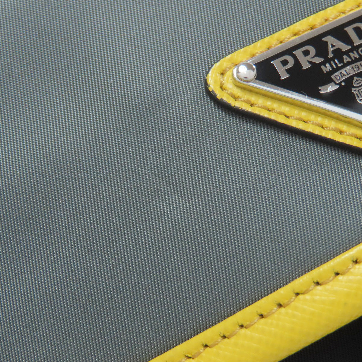 PRADA 2NH011 Logo Hardware Clutch bag Nylon Ladies [Used]