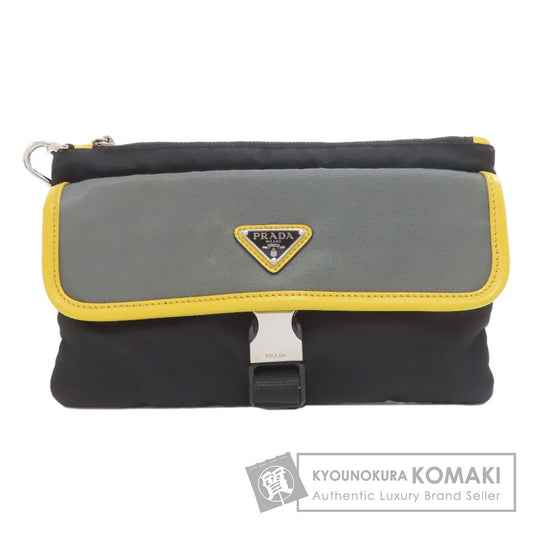 PRADA 2NH011 Logo Hardware Clutch bag Nylon Ladies [Used]