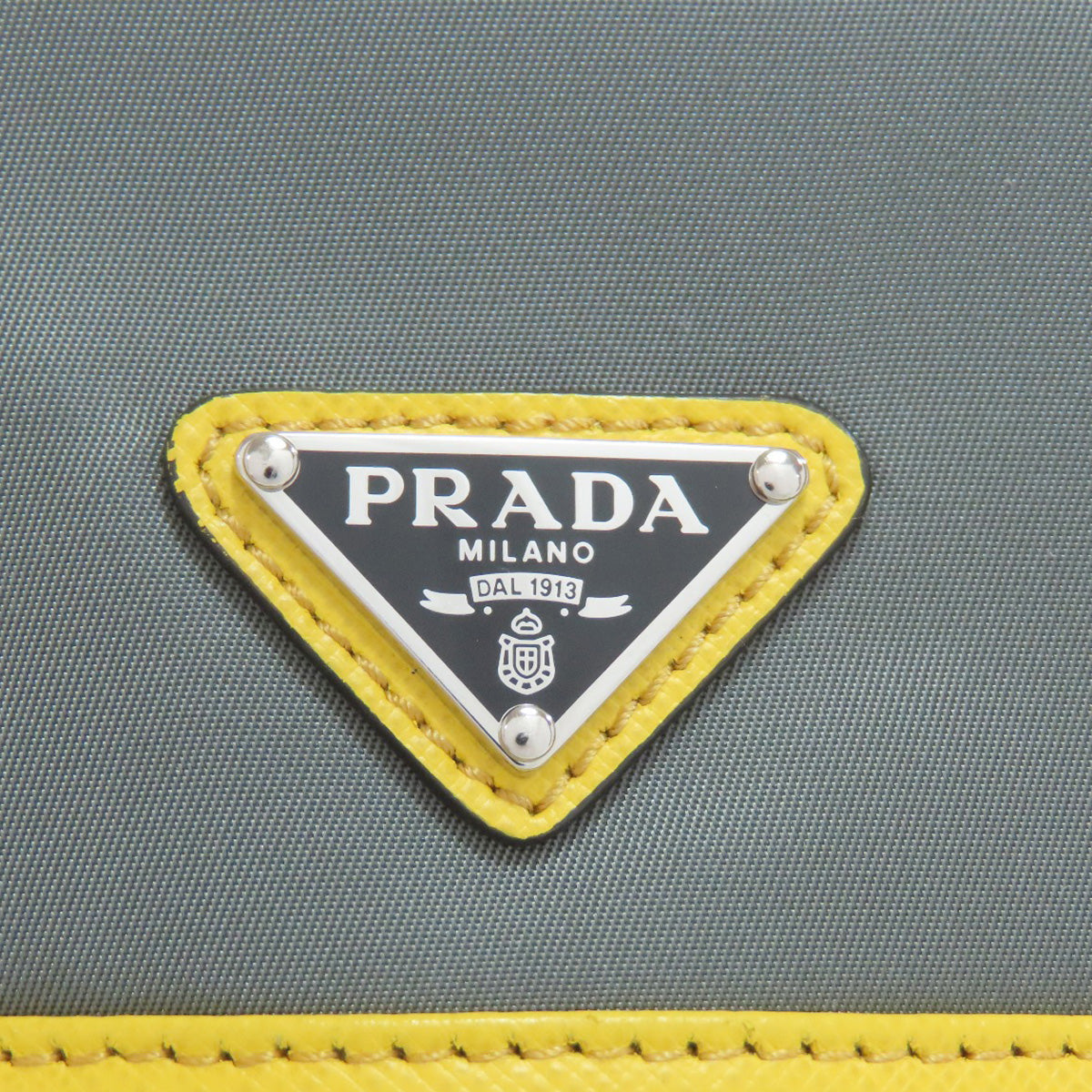 PRADA 2NH011 Logo Hardware Clutch bag Nylon Ladies [Used]