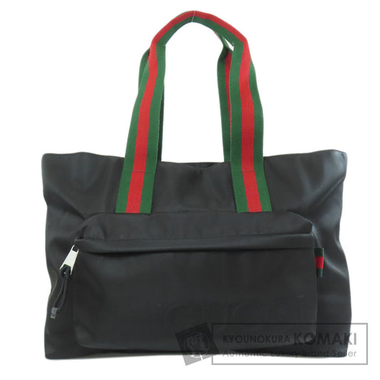 GUCCI 802172 Large Tote Sherry Line Tote Bag Nylon Ladies [Used]