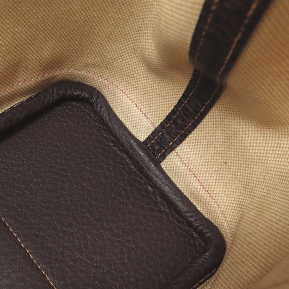 HERMES Garden Party TPM Maron SilverHardware Handbag Towar Ladies [Used]