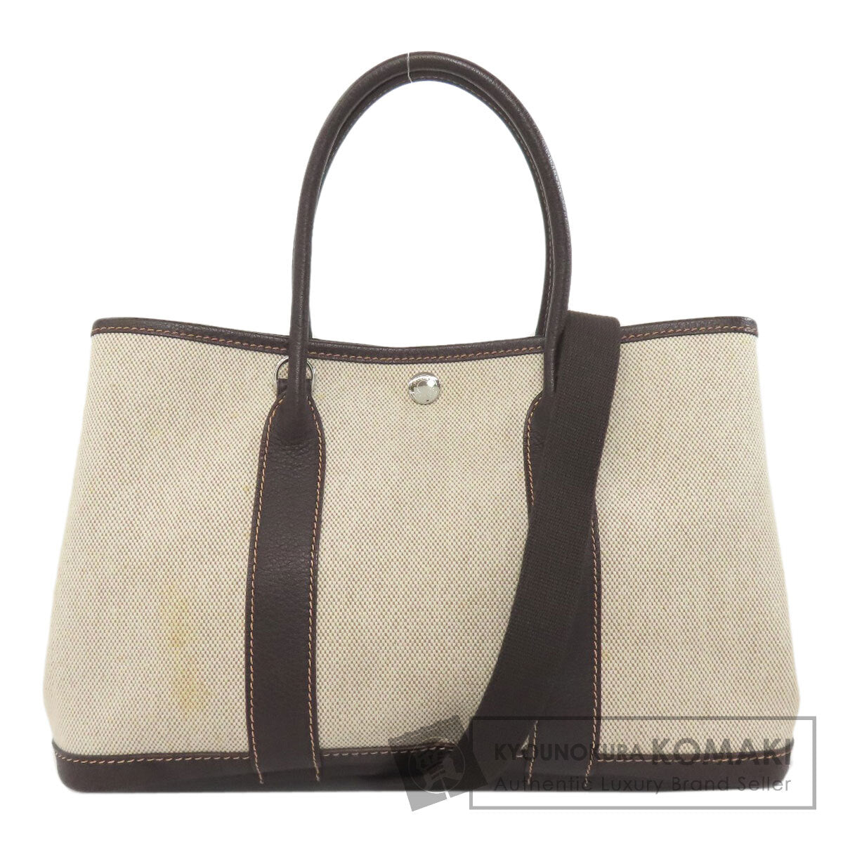 HERMES Garden Party TPM Maron SilverHardware Handbag Towar Ladies [Used]
