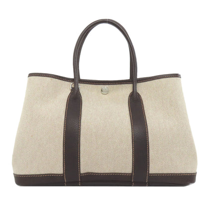 HERMES Garden Party TPM Maron SilverHardware Handbag Towar Ladies [Used]