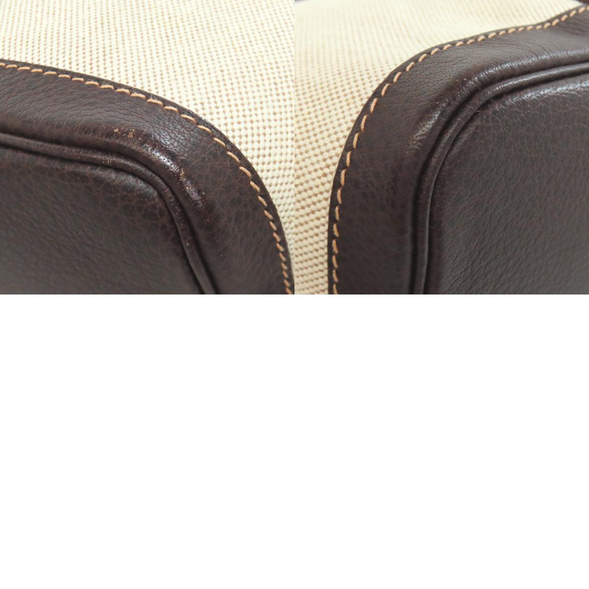 HERMES Garden Party TPM Maron SilverHardware Handbag Towar Ladies [Used]