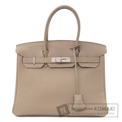 HERMES Birkin 30 SilverHardware Handbag Togo Ladies [Used]