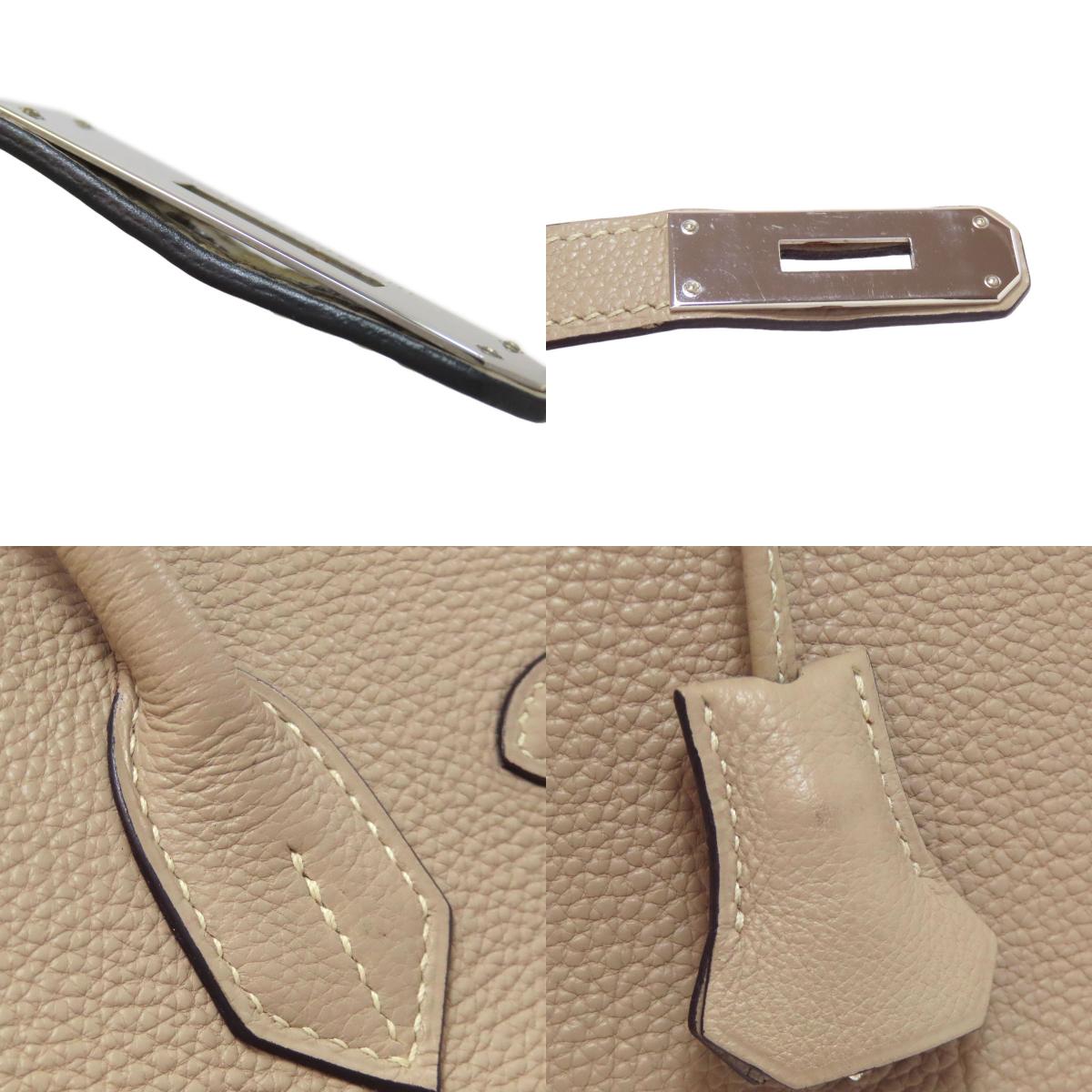 HERMES Birkin 30 SilverHardware Handbag Togo Ladies [Used]