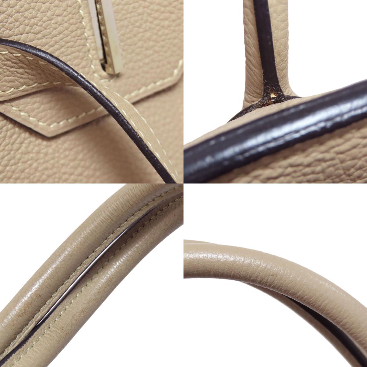 HERMES Birkin 30 SilverHardware Handbag Togo Ladies [Used]