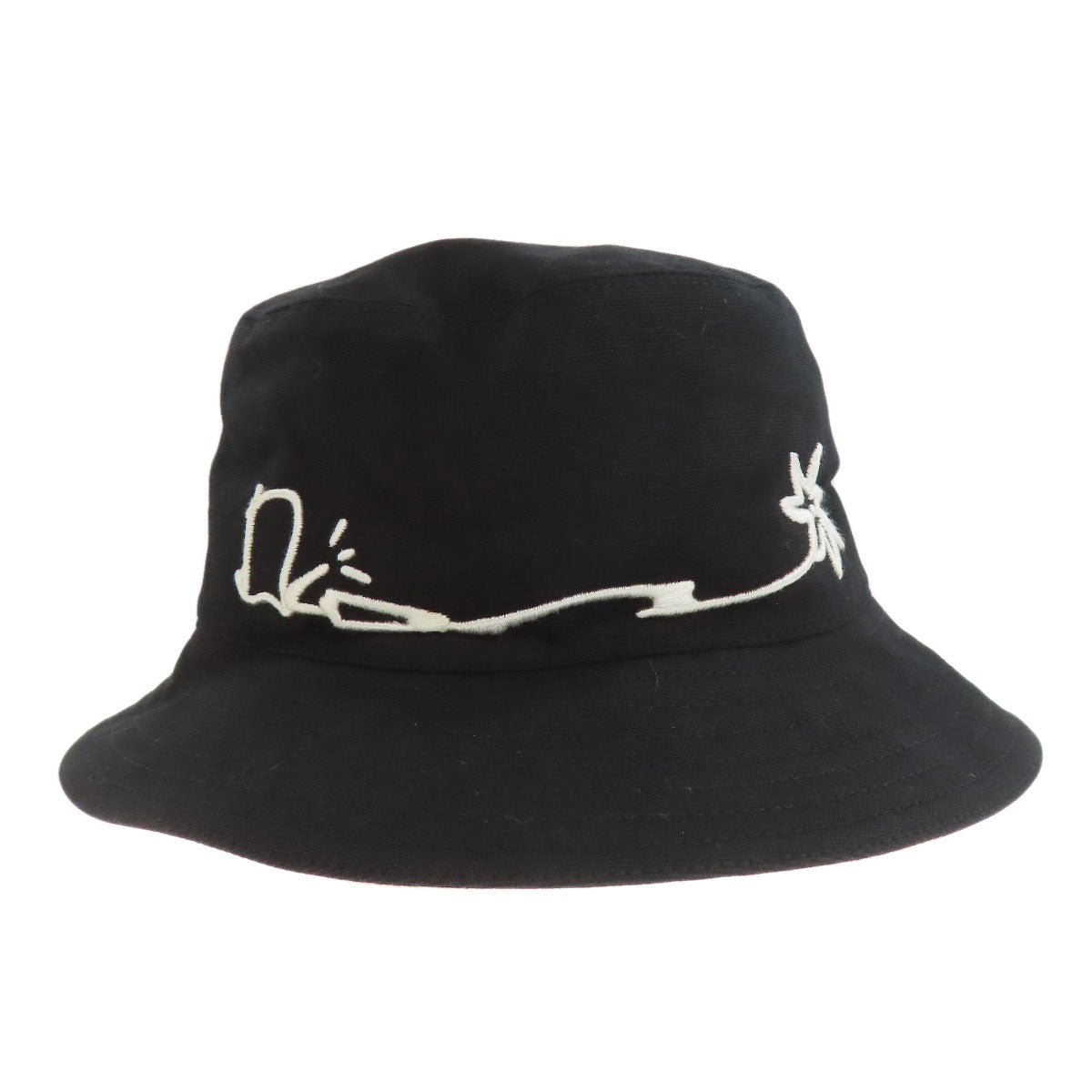 CHRISTIAN DIOR Travis Scott Cactus Jack Dior Bob Hat hat Canvas Ladies [Used]