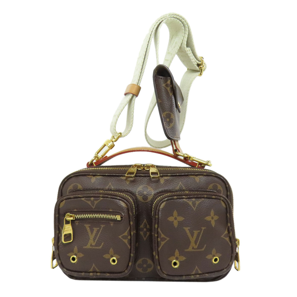 LOUIS VUITTON M80446 Utility crossbody Shoulder Bag Monogram canvas Ladies [Used]