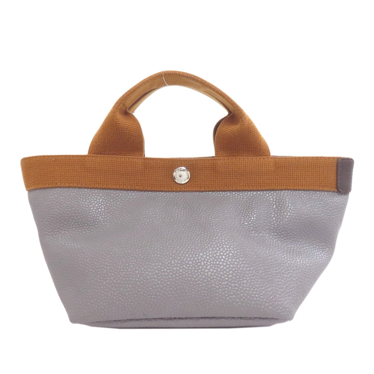 Herve Chapelier Mini bag boat-shaped tote Handbag Cotton Coated CanvasLadies [Used]
