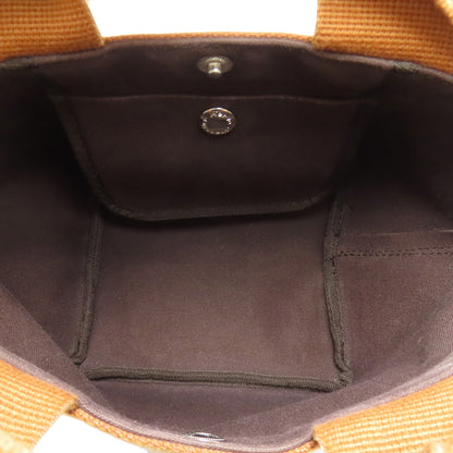 Herve Chapelier Mini bag boat-shaped tote Handbag Cotton Coated CanvasLadies [Used]
