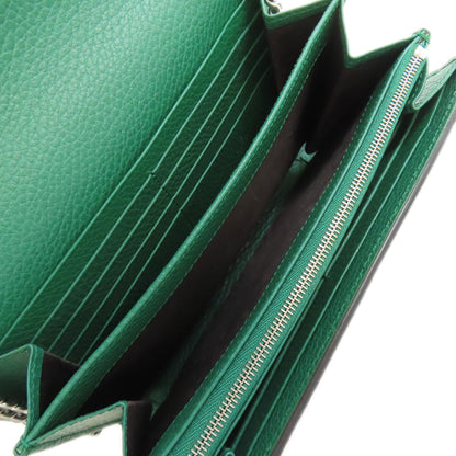 GUCCI 401231 Chain Wallet Dionysus Long wallet (with coin pocket) Leather Ladies [Used]