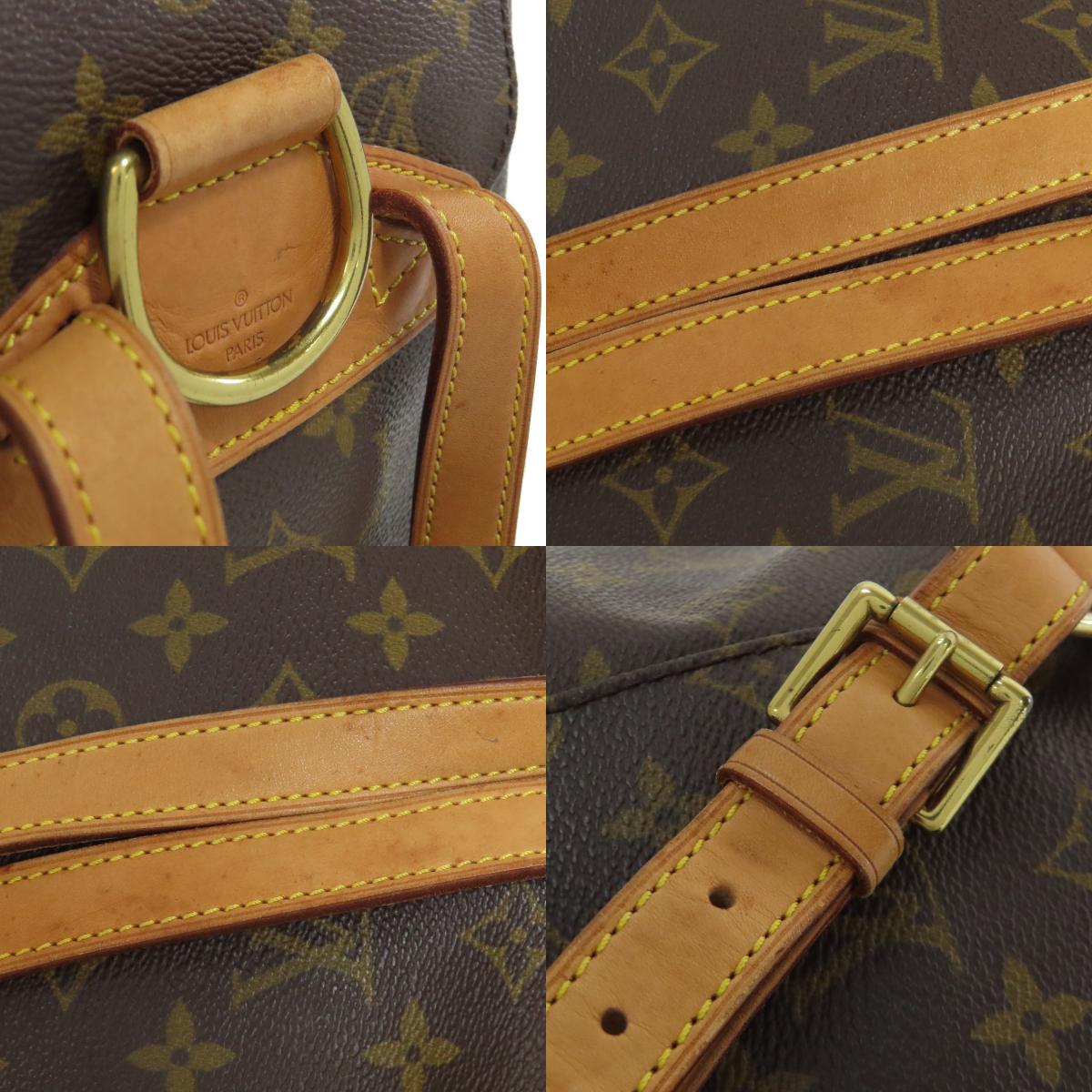 LOUIS VUITTON M51136 Montsourismedium Backpack Â· Daypack Monogram canvas Ladies [Used]