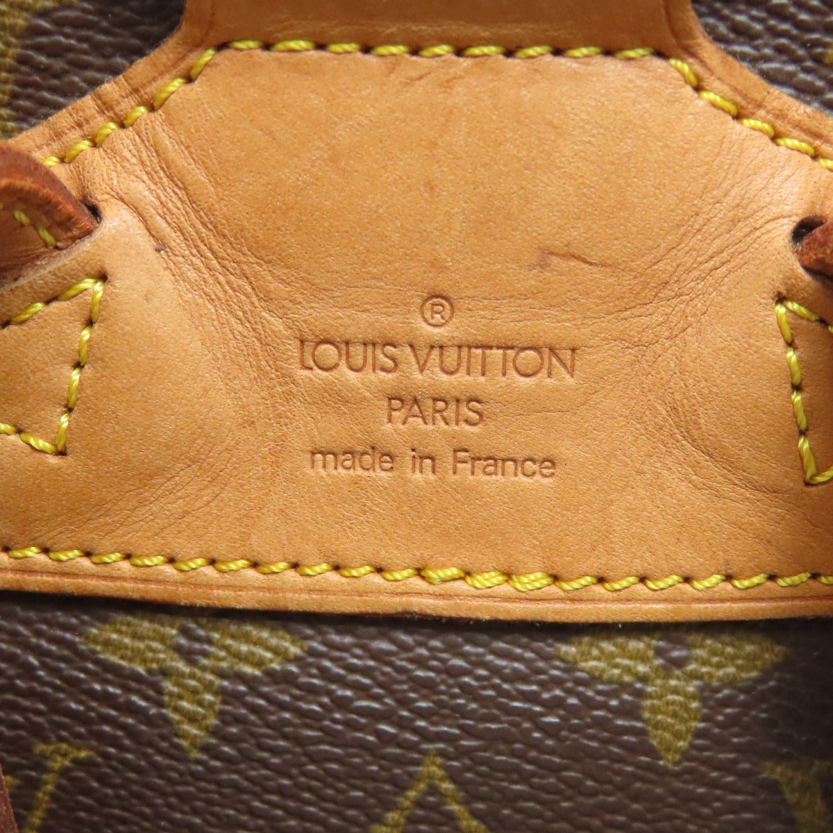 LOUIS VUITTON M51136 Montsourismedium Backpack Â· Daypack Monogram canvas Ladies [Used]