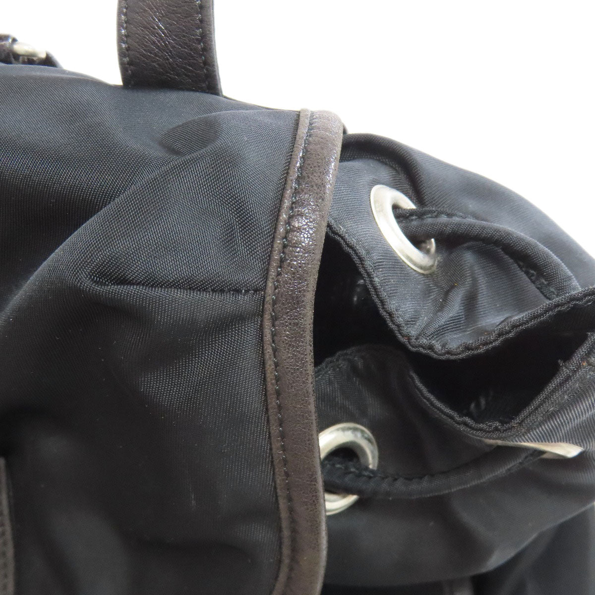 PRADA Logo Hardware Backpack Â· Daypack Nylon Ladies [Used]