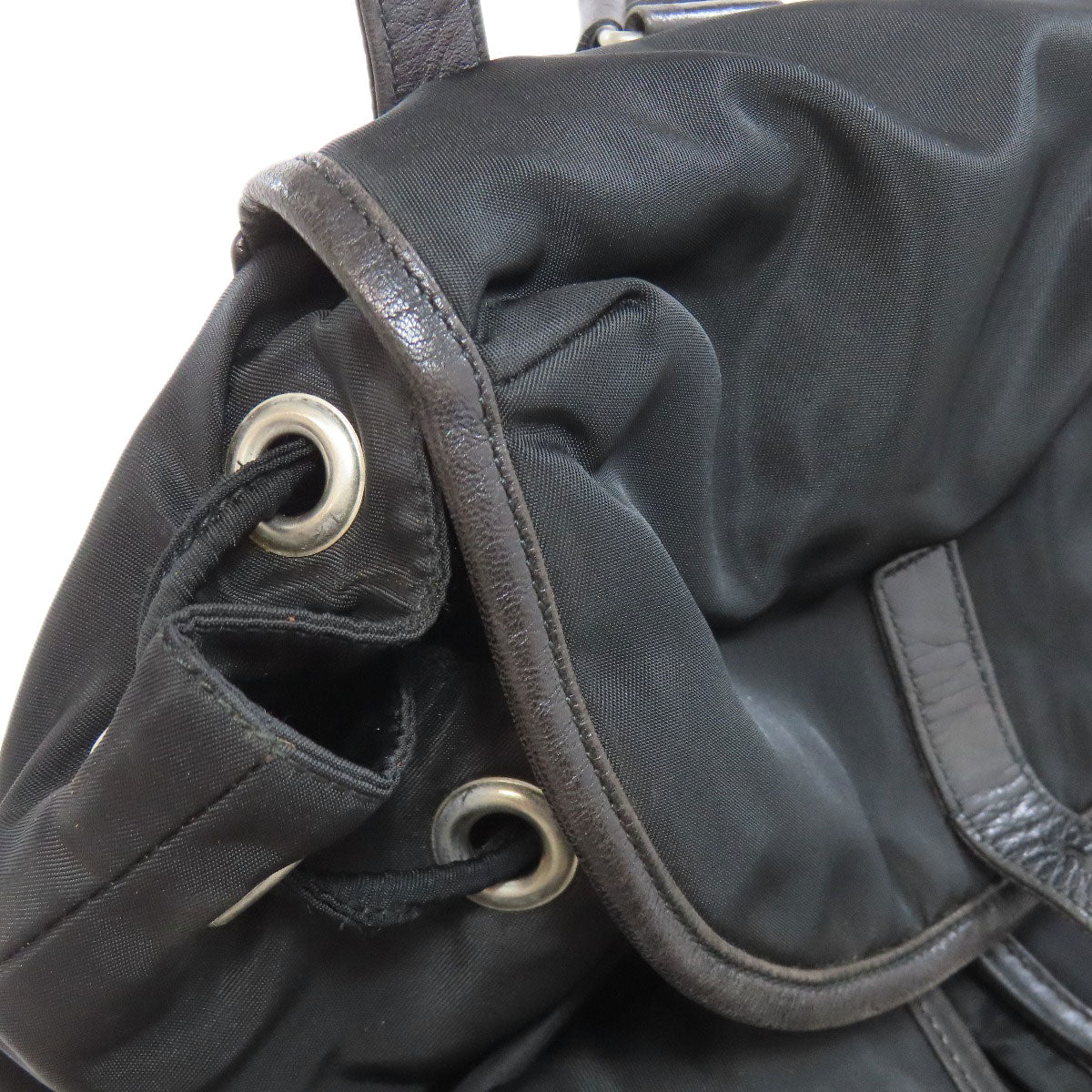 PRADA Logo Hardware Backpack Â· Daypack Nylon Ladies [Used]