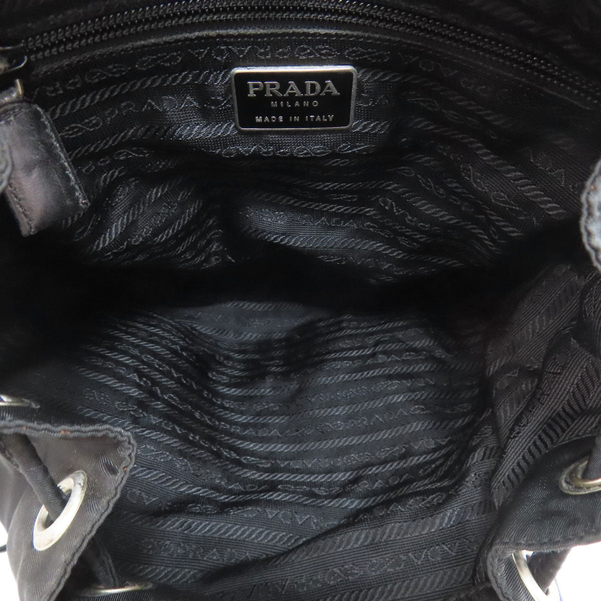 PRADA Logo Hardware Backpack Â· Daypack Nylon Ladies [Used]