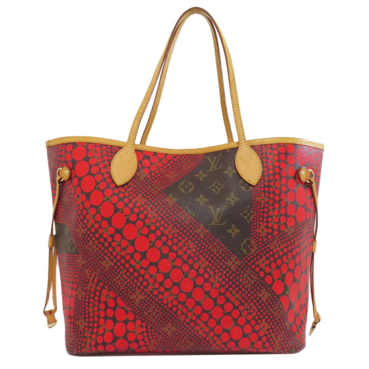 LOUIS VUITTON M40686 Yayoi Kusama collaboration Neverfull MM Tote Bag Monogram canvas Ladies [Used]