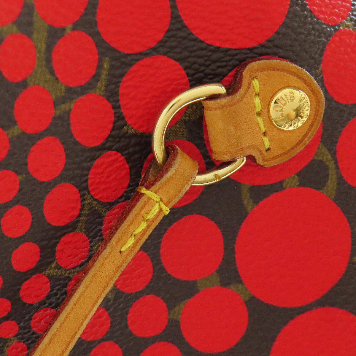 LOUIS VUITTON M40686 Yayoi Kusama collaboration Neverfull MM Tote Bag Monogram canvas Ladies [Used]