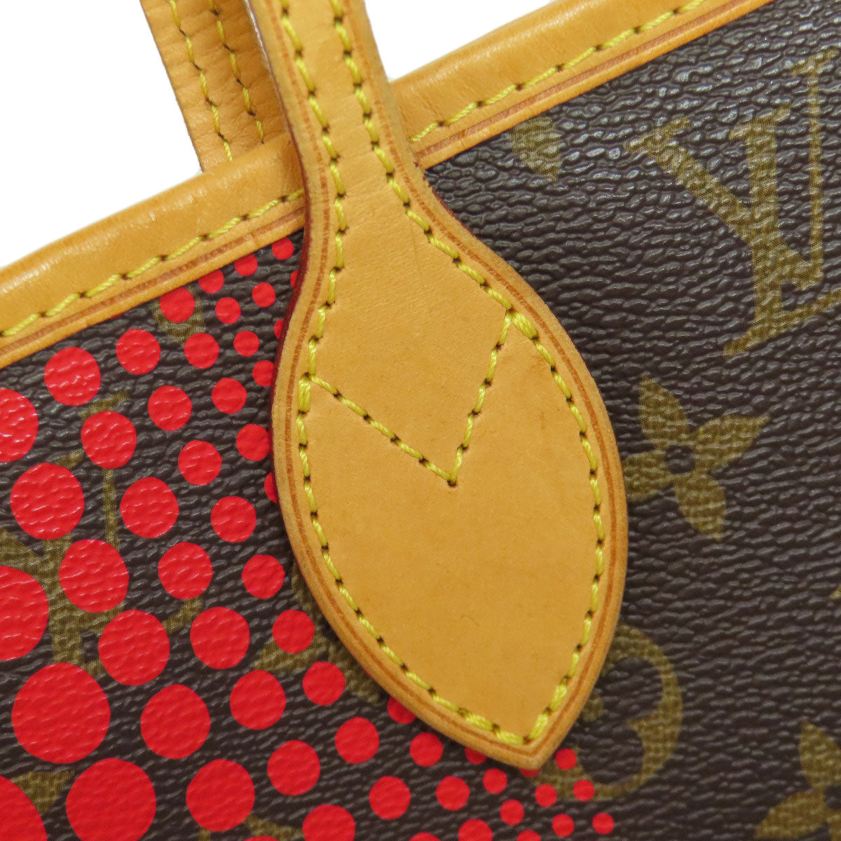 LOUIS VUITTON M40686 Yayoi Kusama collaboration Neverfull MM Tote Bag Monogram canvas Ladies [Used]