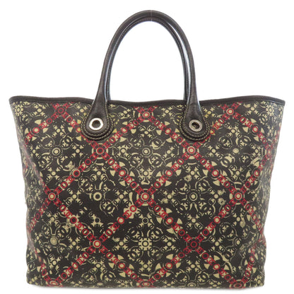 CHANEL Coco Travel SilverHardware Handbag PVC Ladies [Used]